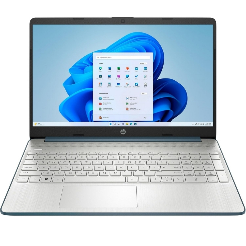 HP 15.6 inch Laptop | Intel Core i5-1235U Processor | Spruce Blue| 8GB RAM | 256